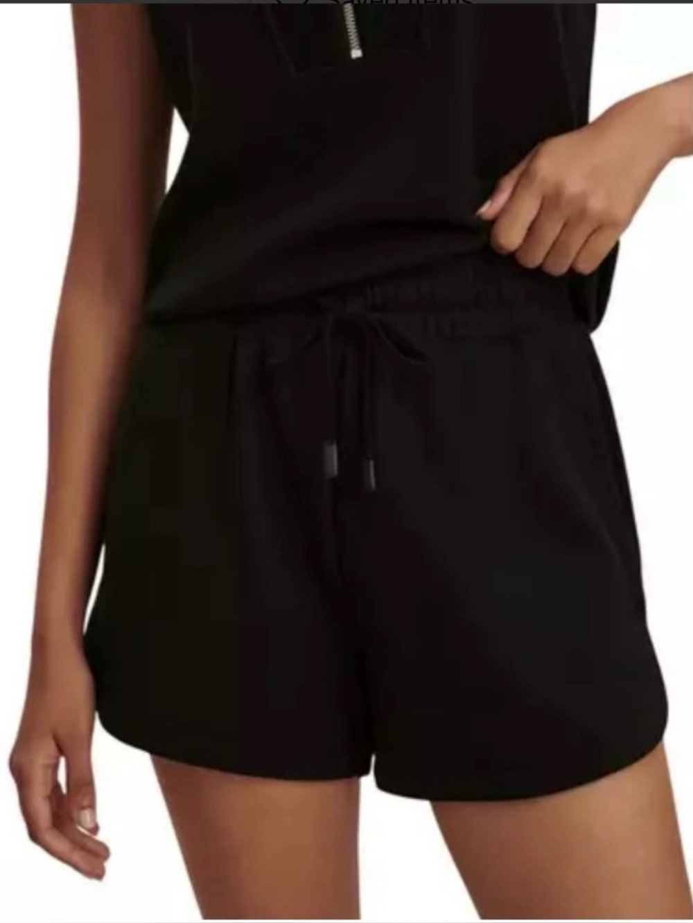 VARLEY Black Drawstring Women’s Casual Shorts Size Medium